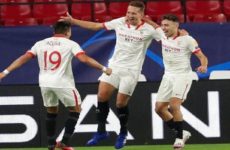 El Sevilla logra su primer triunfo en la Liga de Campeones