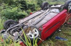 Se accidentan empleados del IMSS en la carretera Valles-Tampico