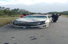 Vallense sufre un accidente carretero en San Vicente