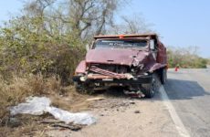Chocan camiones en rúa federal Valles-Tamazunchale
