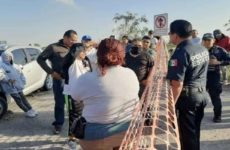 Habitantes bloquean  carretera a Tampico;  demandan obras