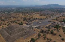 Peligran ruinas arqueológicas de Teotihuacan