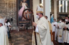 Con misa, Obispo  celebra un año en  Diócesis de Valles
