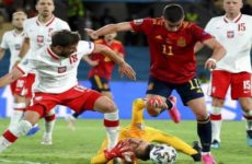 Lewandowski anota y Polonia empata 1-1 con España en la Euro