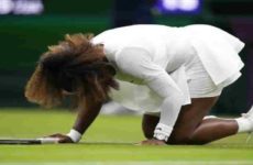 Serena Williams se despide de Wimbledon por lesión
