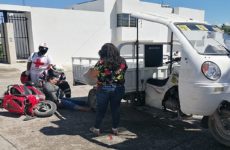 Colisionan dos motos en Villa Brisa; un lesionado