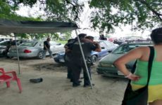 Turista embiste a motopatrullero de la Policía Estatal
