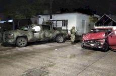 Un civil y tres militares heridos en accidente vial