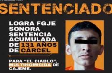Condenan a 131 años de prisión a acusado por multihomicidio en Sonora