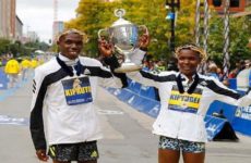 Doblete keniano en el Maratón de Boston