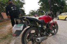 Encuentran motocicleta que había sido robada en El Carmen 2