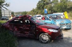 Tres heridos en accidente vehicular ocurrido en la carretera Valles-Tampico