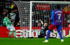 Betis derrota al Barça y lo hunde en la liga