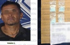 Detienen a dos hombres por posesión de droga, en Ébano y Tanquián