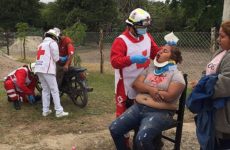 Pareja resulta herida al caer de su motocicleta en Tamuín