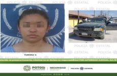 Policías estatales detienen a mujer por presunto robo de vehículo