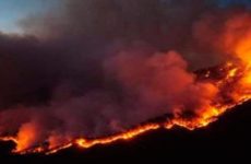 Desalojan casas por avance de incendio en sierra de Nuevo León