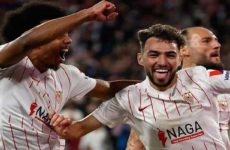 Sevilla saca mínima ventaja ante el West Ham en la Liga Europa