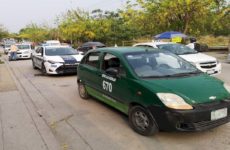 Daños mínimos deja un choque entre dos vehículos en avenida Fray Andrés de Olmos 