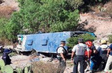 Pide Gallardo investigar cómo llegó un autobús de migrantes con identificaciones falsas hasta Mexquitic