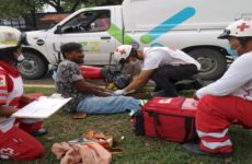 Motociclista sufre estrepitosa caída cerca de la Glorieta Hidalgo 