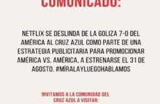 Netflix se burla de Cruz Azul por su goleada ante América