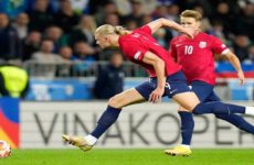 Con Haaland no basta: Noruega cae ante Eslovenia en la Liga de Naciones