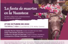Harán conversatorio  de fiesta de muertos  en la Huasteca