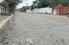 Rechazan obra  chafa en calle Haití