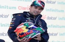 “Checo” Pérez usará casco especial en el GP de México