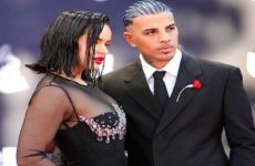 La Rosalía y Raw Alejandro roban miradas en la alfombra del Grammy