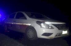 Hallan taxi robado por delincuentes que agredieron a policías de la GCE en Ciudad Valles 