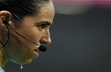 Karen Díaz, la árbitra hace historia y debutó en la Copa del Mundo