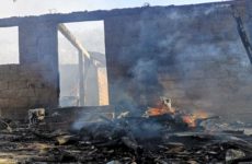 Incendio arrasa con tres viviendas en Ciudad Valles 