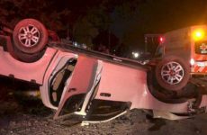 Feligreses de Xilitla sufren un accidente automovilístico en Tamaulipas 