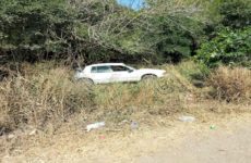 Camioneta choca por alcance en la Valles-Tampico
