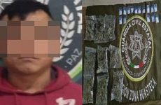 Policías de la GCE detienen a presunto narcomenudista que operaba en Xilitla
