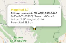 Tiembla en límites  de SLP-Querétaro
