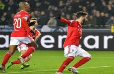 Benfica vence a Brujas y sigue invicto en Liga de Campeones