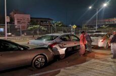 Beodo conductor provoca un choque múltiple en el bulevar México-Laredo 