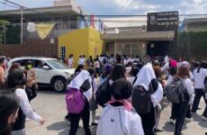 Protestan estudiantes del Cobach 28 contra el acoso y otras violencias