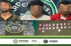 Atrapa la GCE a cinco presuntos narcomenudistas en Valles y San Vicente 