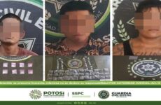Capturan a tres presuntos narcomenudistas que operaban en la Huasteca
