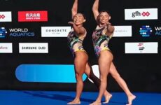 Nuria Diosdado y Joana Jiménez ganan otra presea de oro para México en Natación Artística