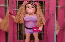 Crean piñata de Wendy Guevara en versión de “La Casa de los Famosos”