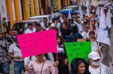 Pueblos indígenas marchan contra el creciente conflicto armado en Chiapas