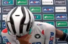 Isaac del Toro, sin palabras tras ganar Tour de Francia Sub-23