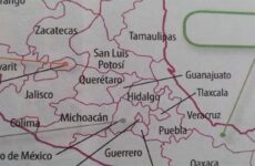Señalan error en mapa de México en libros de texto