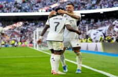 Real Madrid golea a Osasuna en el Bernabéu