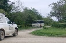 Ejecutan a chofer de un autobús de transporte escolar en Tamuín 
